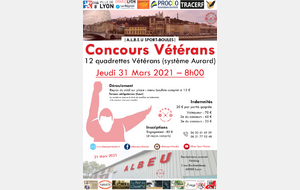 Concours Vétérans à l'ALBEU le 31 mars 2022